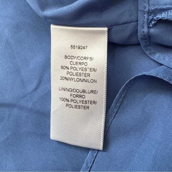 NEW Kay Unger 12 Tallulah Blue Floral Midi DRESS Mother of Bride Wedding Formal - Picture 9 of 10